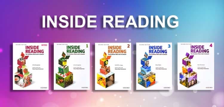 تصویر پنج جلد کتاب inside reading