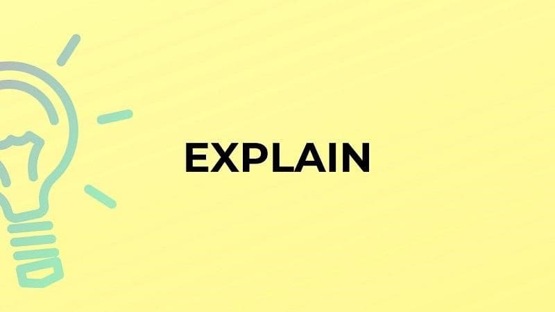گذشته explain چه می‌شود؟