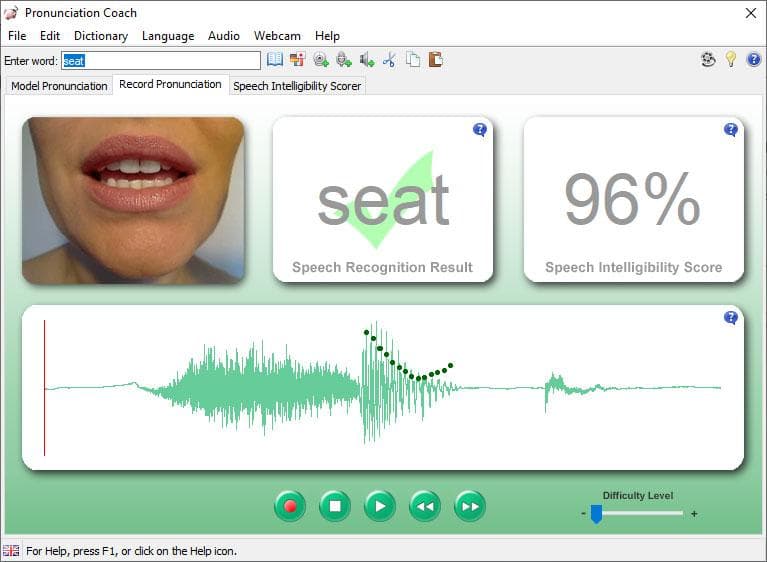 نرم‌افزار RoseMedical Pronunciation Coach