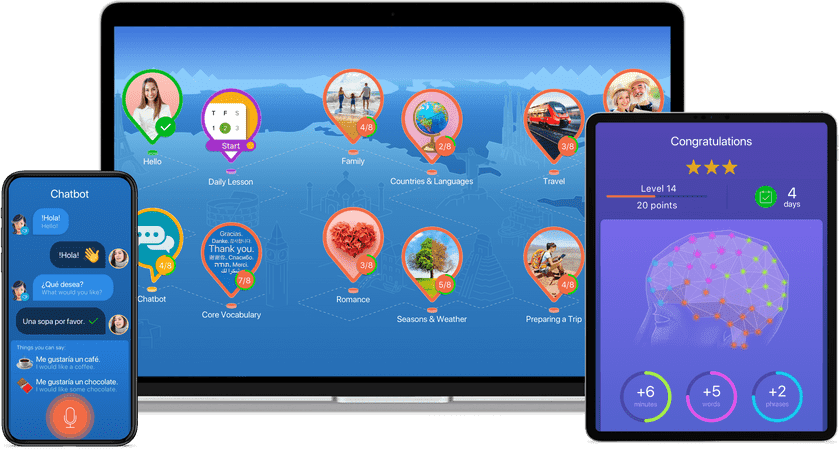 اپلیکیشن Mondly