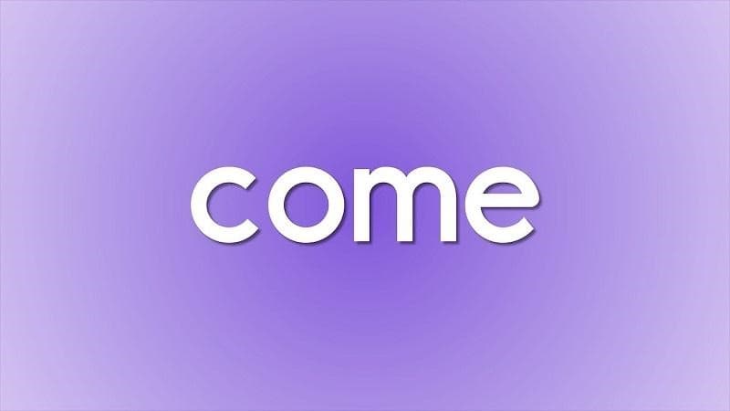 گذشته come چه می‌شود؟