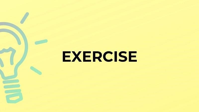 گذشته exercise چه می‌شود؟
