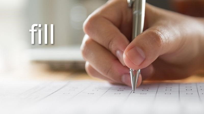 گذشته fill چه می‌شود؟