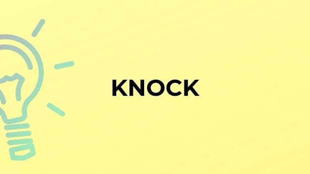 گذشته knock چه می‌شود؟