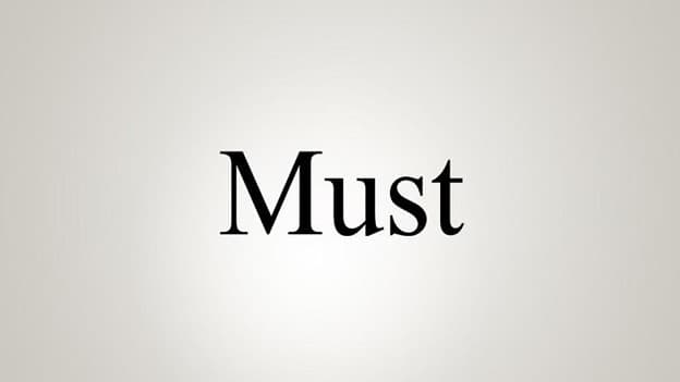 گذشته must چه می‌شود؟