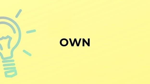 گذشته own چه می‌شود؟