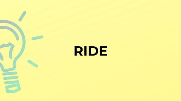 گذشته ride چه می‌شود؟v