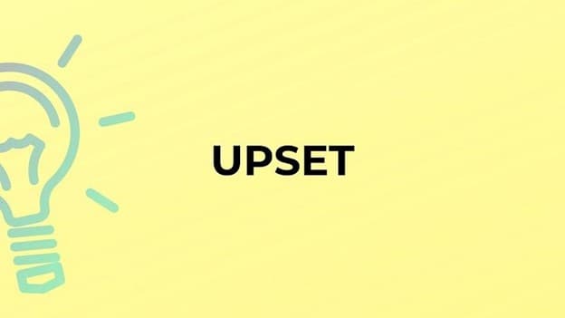 گذشته upset چه می‌شود؟