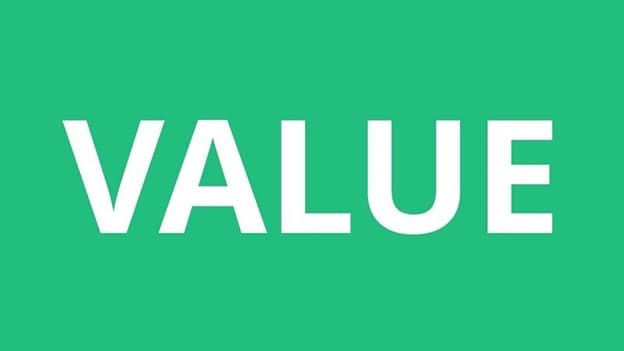 گذشته value چه می‌شود؟