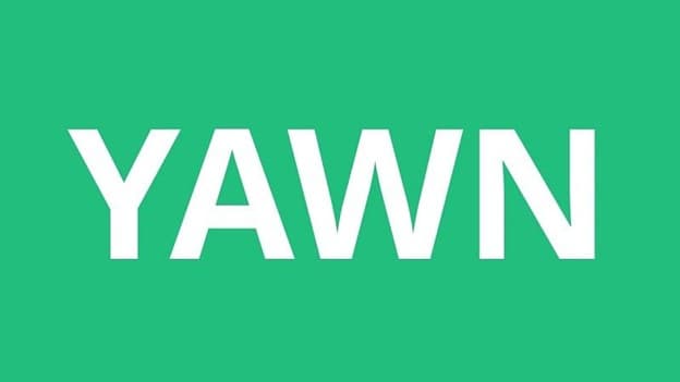 گذشته yawn چه می‌شود؟