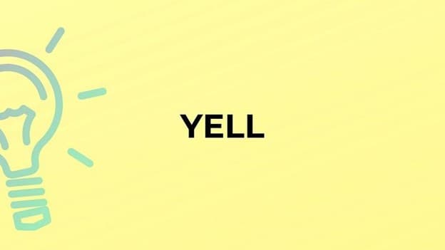 گذشته yell چه می‌شود؟