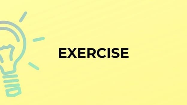 جمع exercise چه می‌شود؟