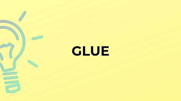 جمع glue چه می‌شود؟