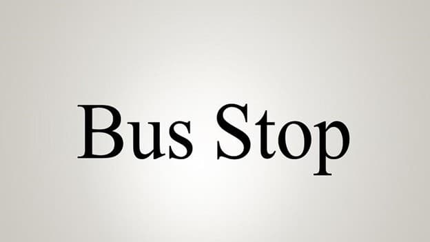 جمع کلمه‌ی bus stop چه می‌شود؟