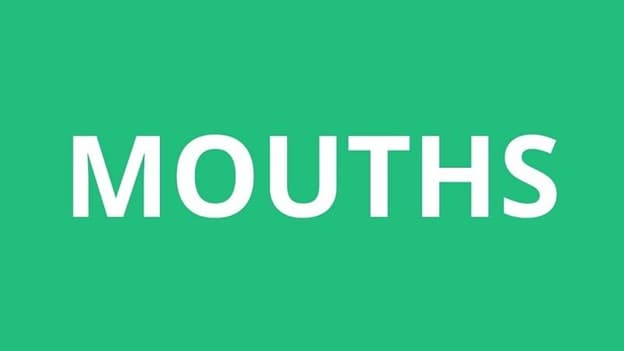 جمع mouth چه می‌شود؟