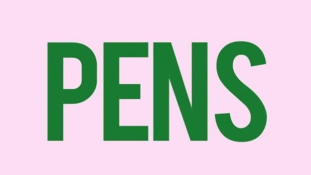 جمع pen چه می‌شود؟