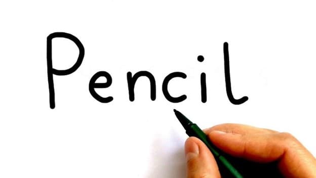 جمع pencil چه می‌شود؟ر