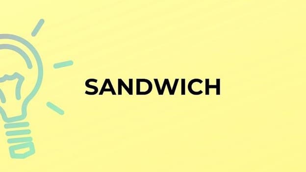 جمع sandwich چه می‌شود؟