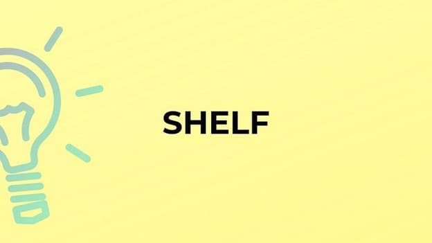 جمع shelf چه می‌شود؟