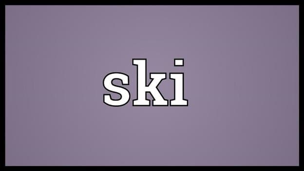 جمع ski چه می‌شود؟