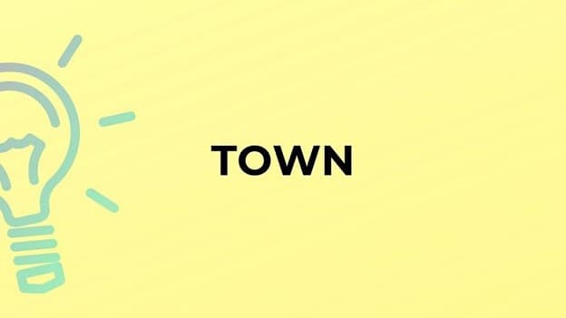 جمع town چه می‌شود؟