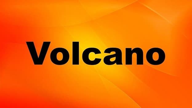 جمع volcano چه می‌شود؟