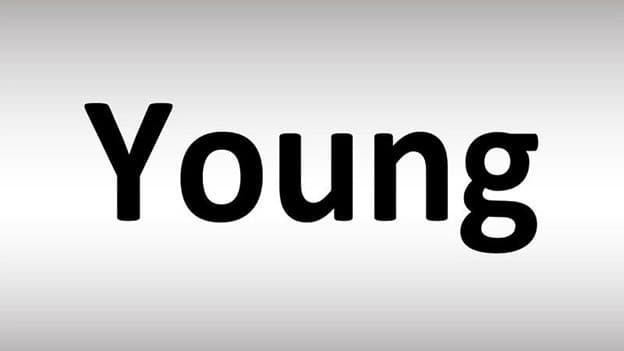 جمع young چه می‌شود؟