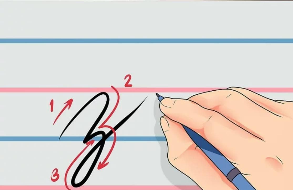 آموزش خوشنویسی انگلیسی حرف z