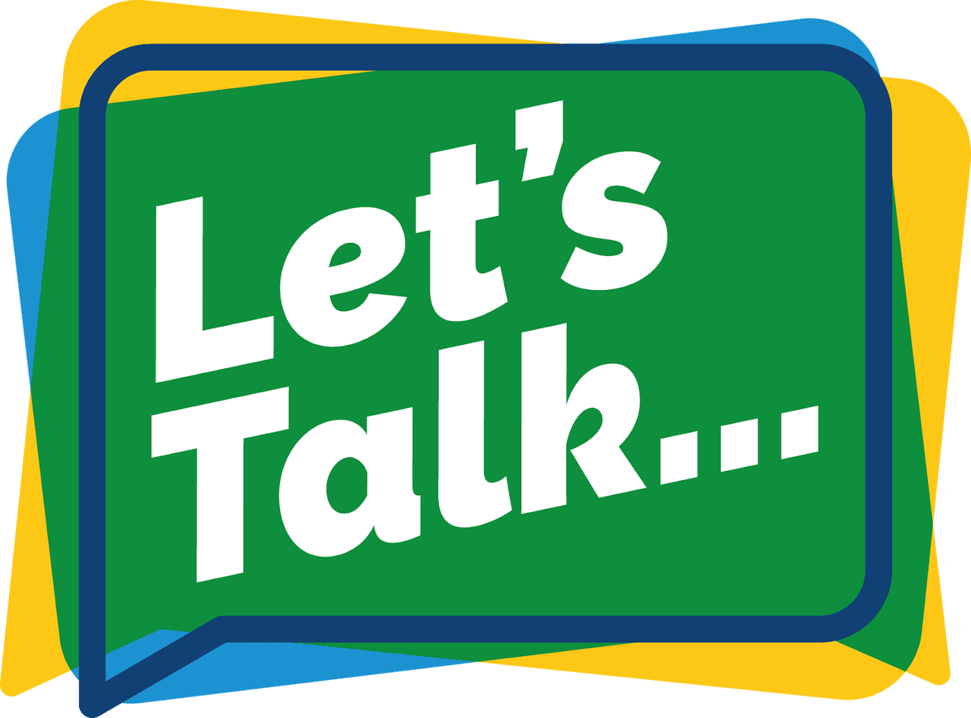 معنی جمله let's talk to him