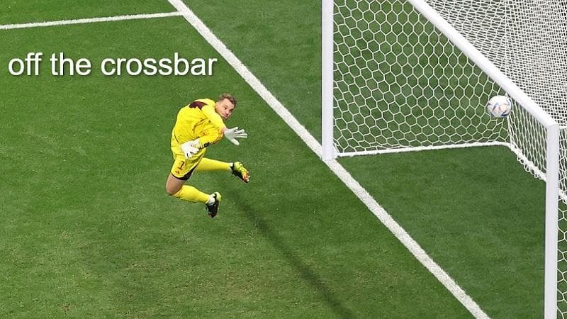 معنی جمله off the crossbar چیست؟.jpg