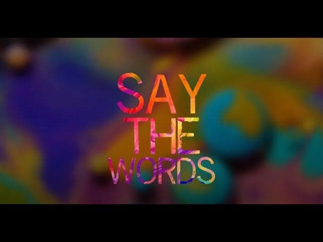 معنی جمله say the words چیست؟
