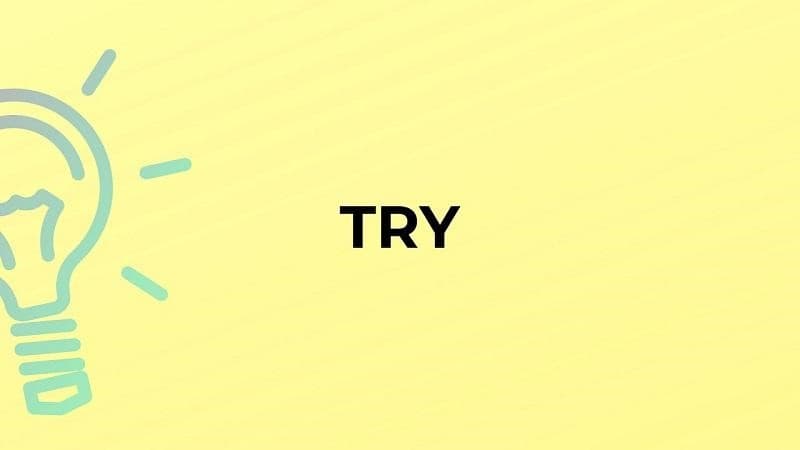 گذشته try چه می‌شود؟