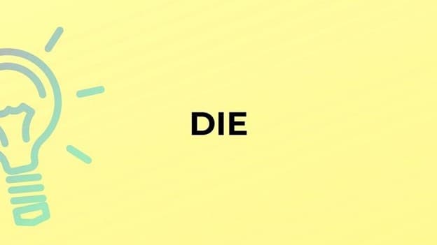 زمان گذشته die چه می‌شود؟