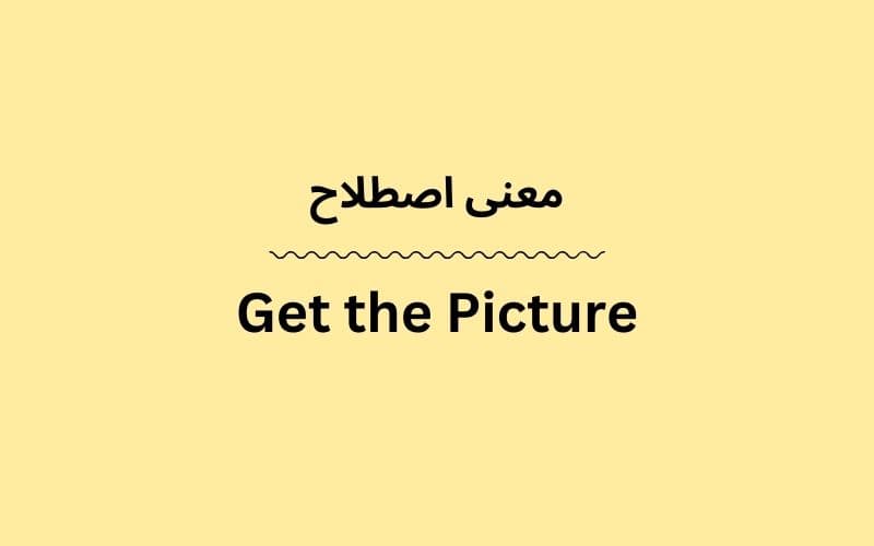 معنی Get the Picture