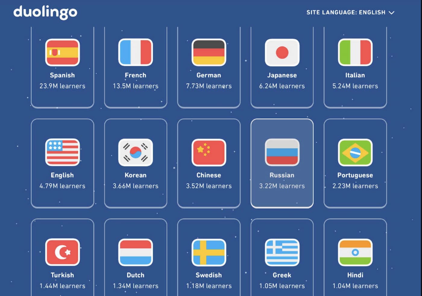 آیا اپلیکیشن دولینگو زبان انگلیسی دارد؟.jpg