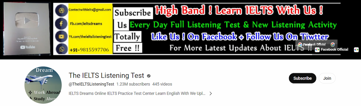 کانال The IELTS Listening Test