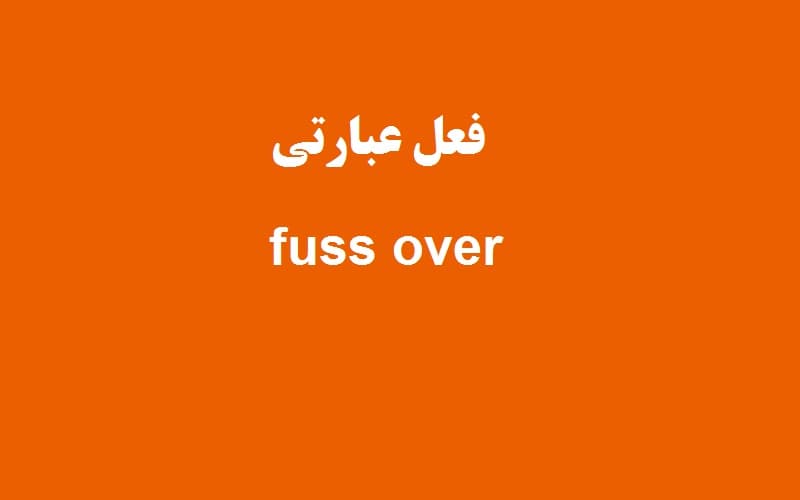 کاربرد و معنی fuss over چیست؟ - زبانشناس