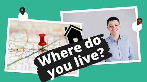 معنی جمله Where do you live چیست؟