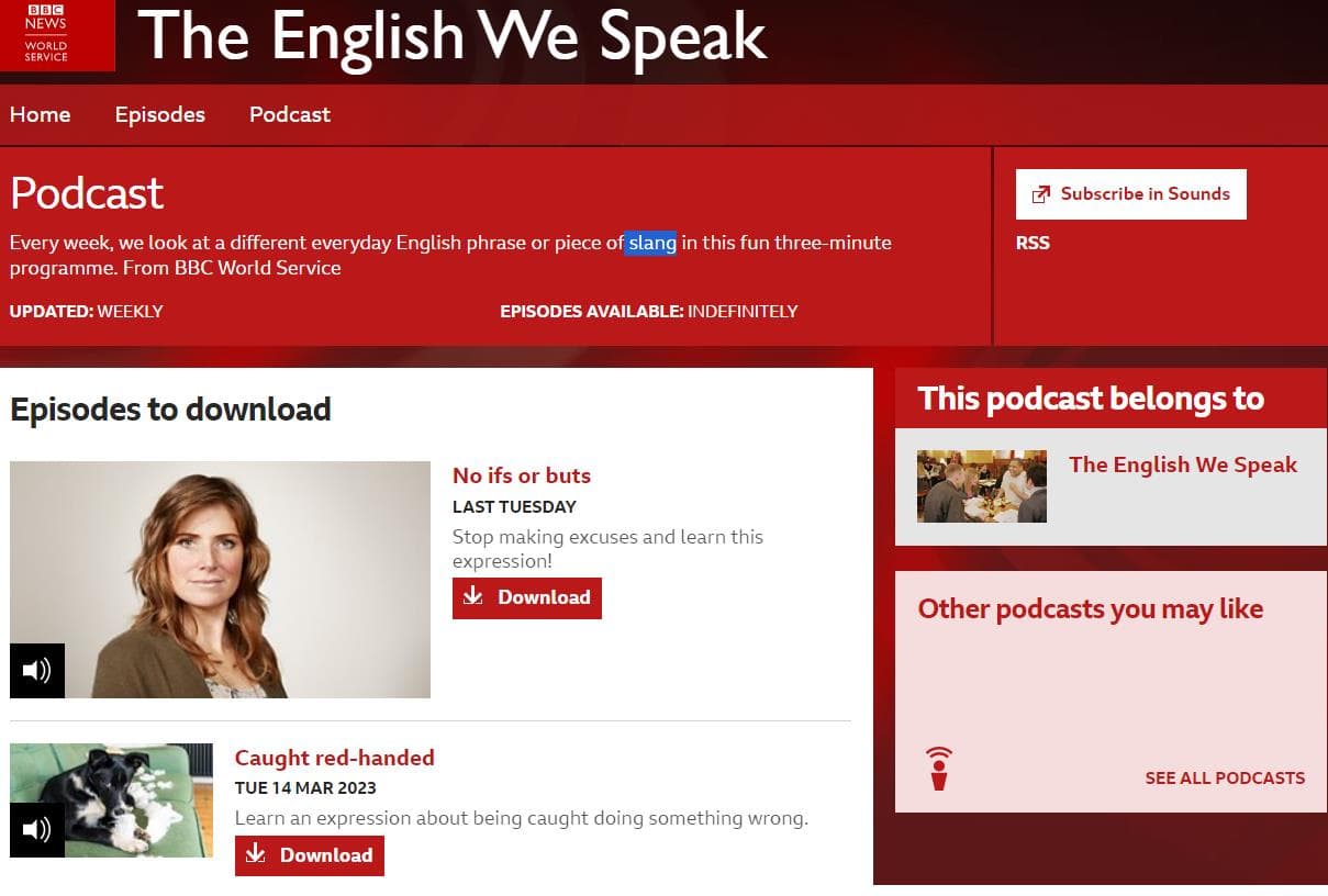 پادکست The English We Speak