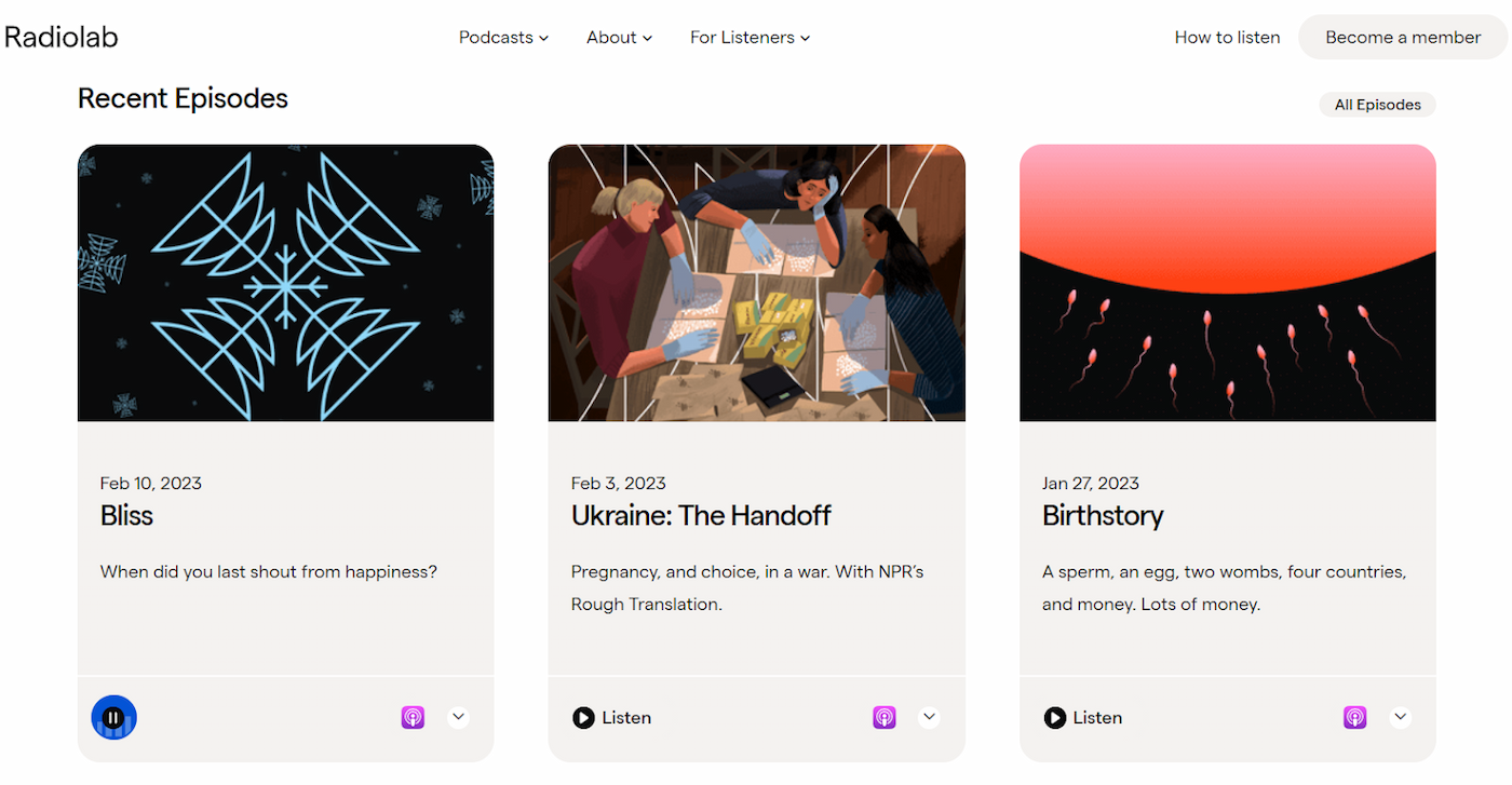 پادکست Radiolab