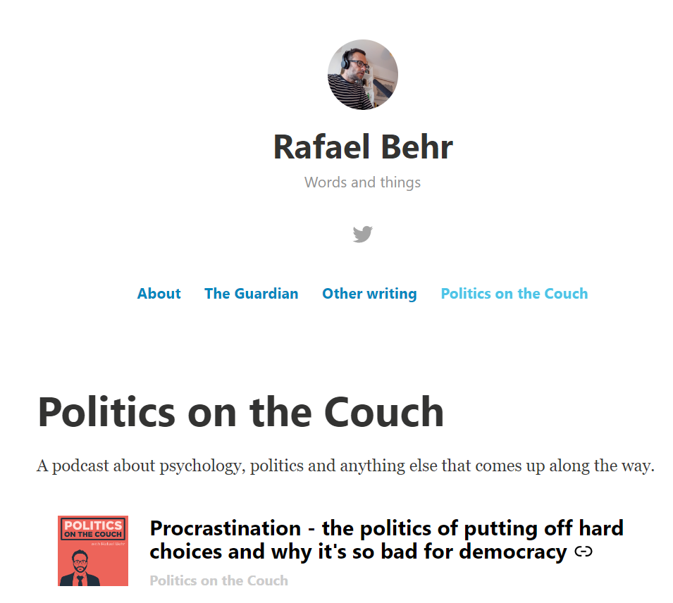 پادکست Politics on the Couch