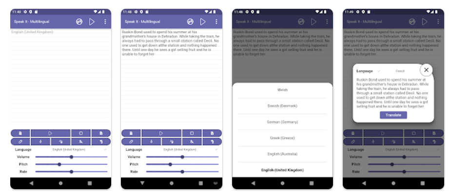  برنامه Speak It – Multilingual