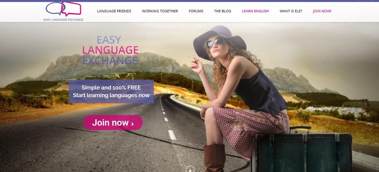 وب‌سایت easy language exchange.jpg