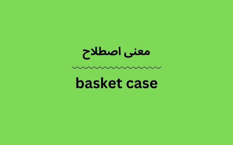 معنی basket case
