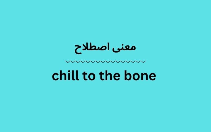 معنی chill to the bone