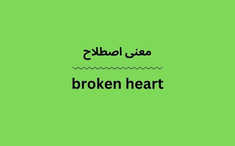 معنی broken heart