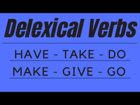 Delexical