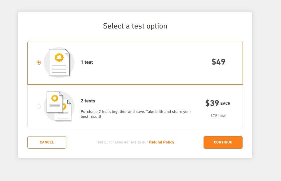 تصویری از هزینه ثبتنام آزمون دولینگو