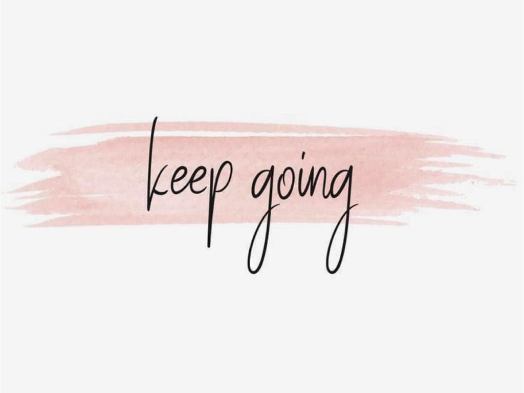 در جواب keep going چه بگوییم؟