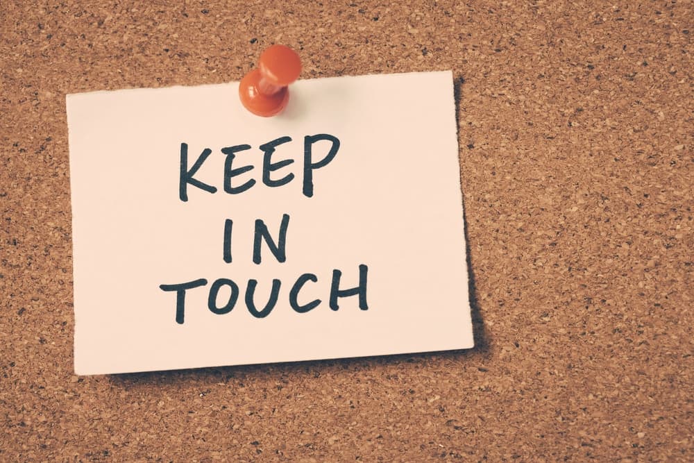 در جواب keep in touch چه بگوییم؟